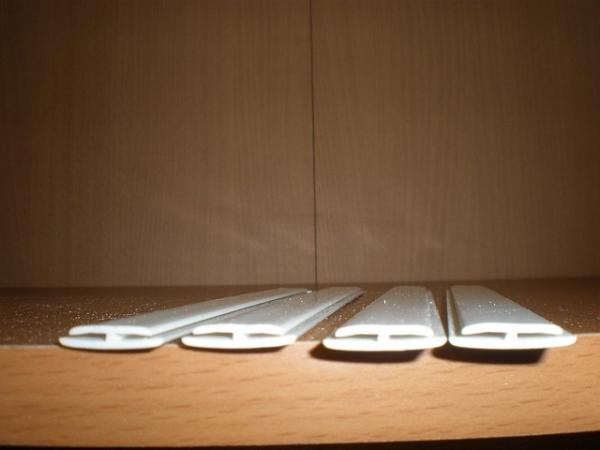 Стыковочный Н-образный профиль паз 0,5 мм для соединения листов